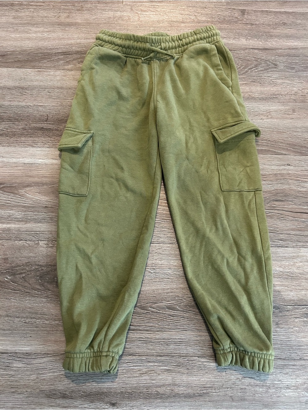 H&M Olive Green Cargo Jogger Sweatpants